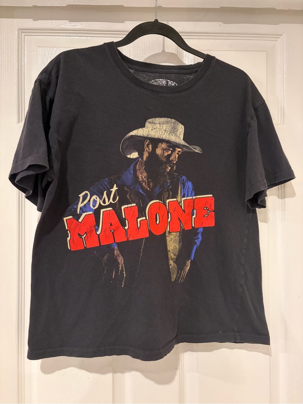 Pretty Good Black Graphic Tee with White Print